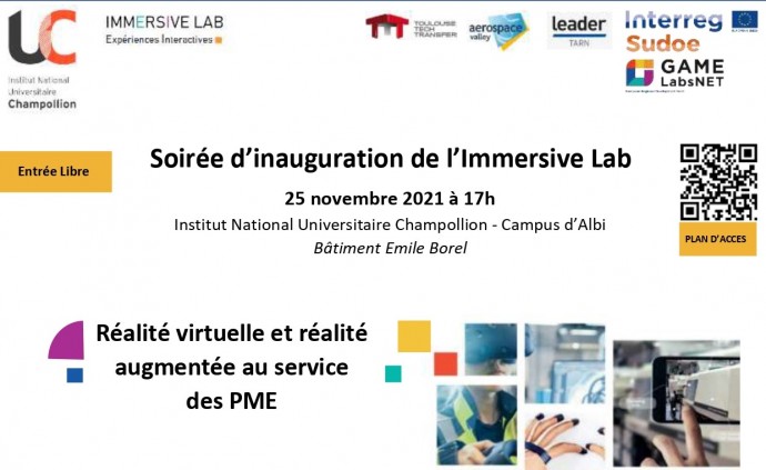 GAMELabsNet inaugura el Immersive Lab del INU Champollion